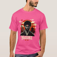 Retro Afro American Samurai Japanska Stil Bushido
