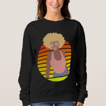 RETRO AFRO DROTTNING - AFROAMERIKANSK DROTTNING