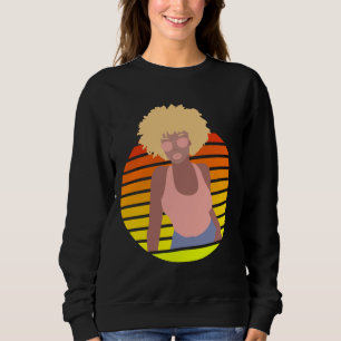 RETRO AFRO QUEEN - AFRO AMERICAN QUEEN T SHIRT