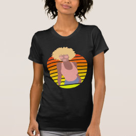 RETRO AFRO QUEEN - AFRO AMERICAN QUEEN T SHIRT