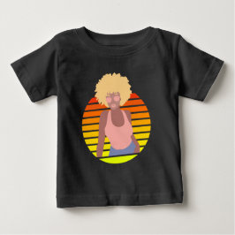 RETRO AFRO QUEEN - AFRO AMERICAN QUEEN T SHIRT