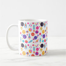 Retro AI-genererat utrymme Mugg