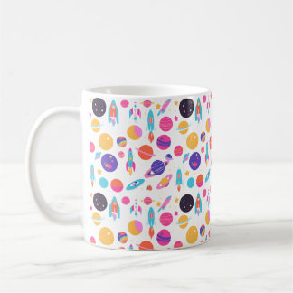 Retro AI-genererat utrymme Mugg