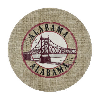 Retro Alabama Bridge Frimärke