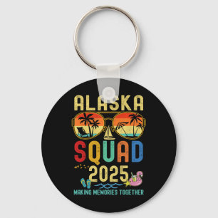 Retro Alaska Cruise Vacation 2025 Family Friends S Nyckelring