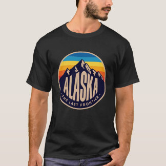 Retro Alaska Den Sista Frontlinjen Bergsutmärkelse T Shirt