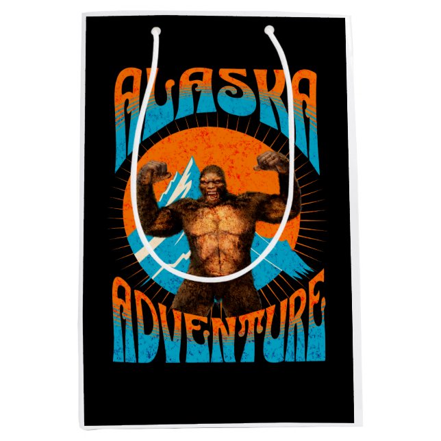 Retro Alaska Sasquatch BergsÄventyr (Framsidan)