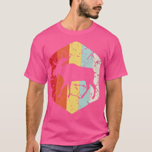 Retro Älg Siluett T Shirt