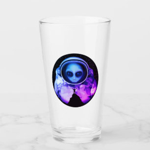 Retro Alien Astronaut Glaskopp