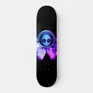 Retro Alien Astronaut Mini Skateboard Bräda 18,5 Cm