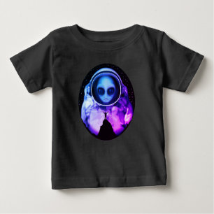 Retro Alien Astronaut T Shirt