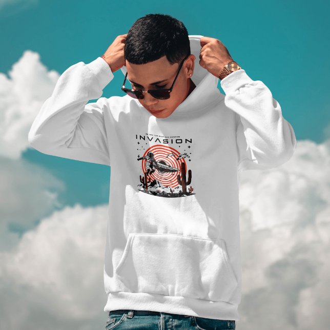 Retro Alien Invasion Hoodie (Skapare uppladdad)