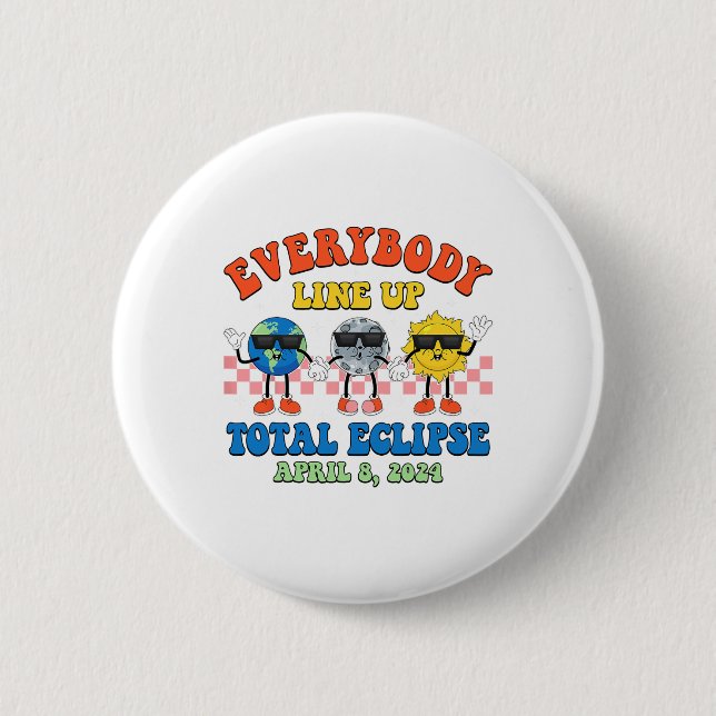 Retro All Line Up Total Solar Eclipse 2024 E Knapp (Framsida)
