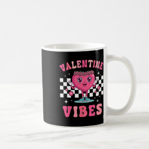 Retro Alla hjärtans dag Hjärtan Alla hjärtans dag Kaffemugg
