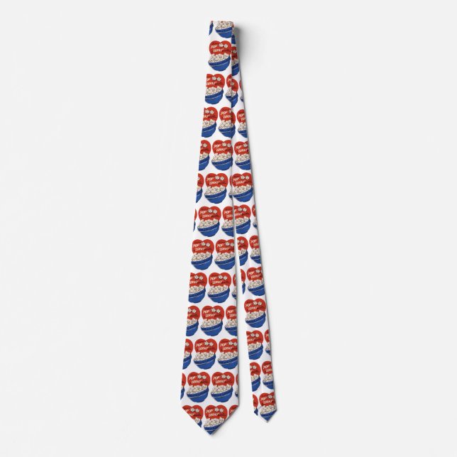 Retro Alla hjärtans dag, Popcorn Ställ en Fånig Fr Slips (Framsida)