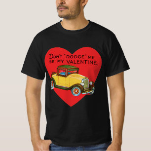 Retro Alla hjärtans dag, undvik mig inte, bli min T-shirt