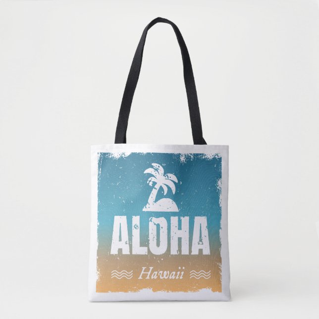 Retro Aloha Hawaii Tygkasse (Framsida)