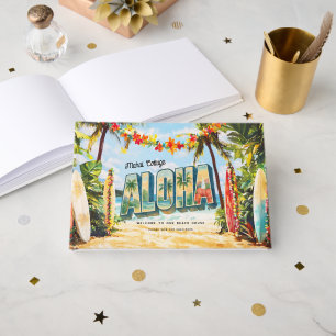 Retro Aloha Tropical Beach House Vacation Rental Gästböcker