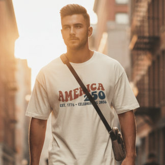 Retro America 250-årsjubileums T-Shirt | Vintage 