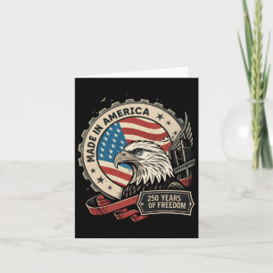 Retro America, 250:e födelsedag, Grunge US Kort