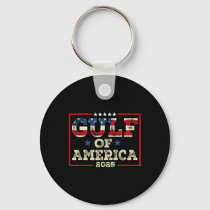 Retro American Bukt Est 2025 USA American Flagga Nyckelring