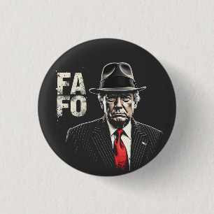Retro American Donald Trump FAFO USA flagga Patrio Knapp