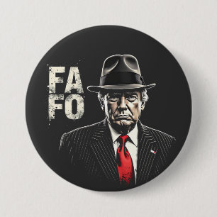 Retro American Donald Trump FAFO USA flagga Patrio Knapp