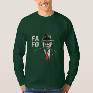 Retro American Donald Trump FAFO USA flagga Patrio T Shirt
