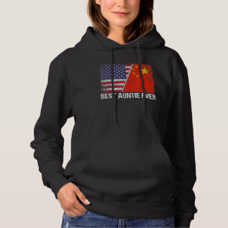 Retro American Flagga Flagga Best Auntie någonsin  T Shirt