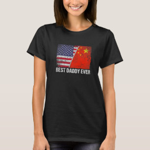 Retro American Flagga Flagga Best Pappa nånsin Fam T Shirt