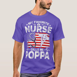 Retro American Flagga My Favorite sjuksköterska ka T Shirt
