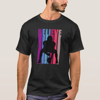 Retro American Football Motivational Sports Quarte T Shirt