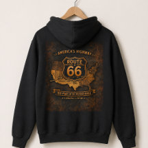 Retro Americas Highway 100 Years Kartan