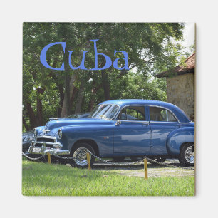 Retro amerikanare för klassiker i Kuba Magnet