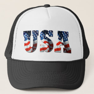 RETRO AMERIKANTRUCKERKEPS - patriotiskt lock för Truckerkeps
