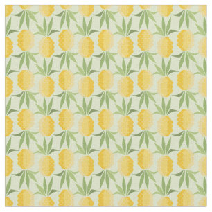Retro ananas tyg