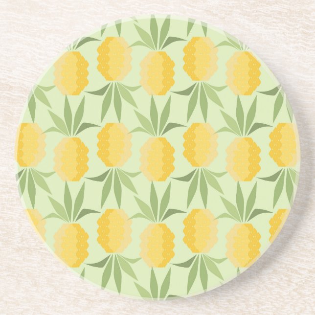 Retro ananas underlägg sandsten (Framsidan)