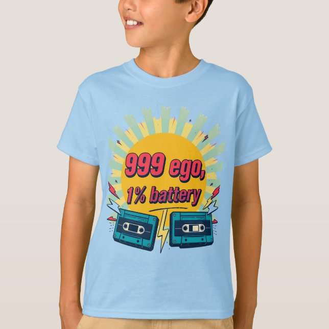 Retro Andlig Buffering Quote T-Shirt - Funny VI (Framsida)