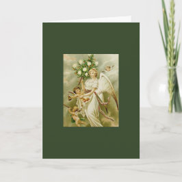 RETRO ÄNGELjulkort Kort