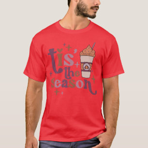Retro anger att säsonspumpan Latte Lycklig faller T Shirt