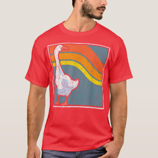 Retro Animal Lover Farm Bird Farmer Goose 712 T Shirt