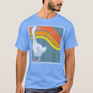 Retro Animal Lover Farm Bird Farmer Goose T-Shirt