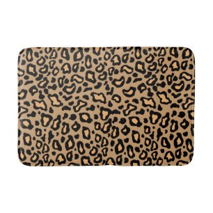 Retro Animal Print Leopard Bath Mat Bathroom Matta