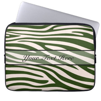 Retro animal zebra tryck 15 laptop fodral