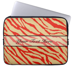 Retro animal zebra tryck 17 laptop fodral