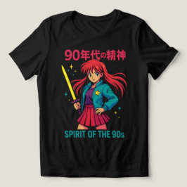 Retro Anime 90s Vaporwave Stil T Shirt