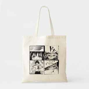 Retro Anime-åtgärdsstödraster Tygkasse
