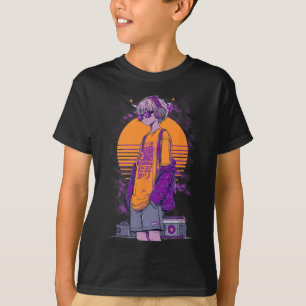 Retro Anime Spelargut T Shirt