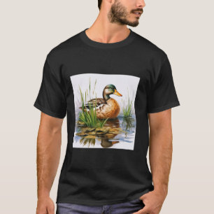 retro anka Pintail Anka Cute Anka Watercolor Anka T Shirt