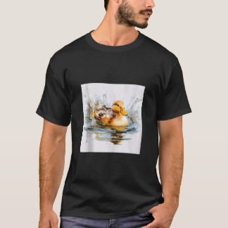 retro anka Pintail Anka Cute Anka Watercolor Anka T Shirt